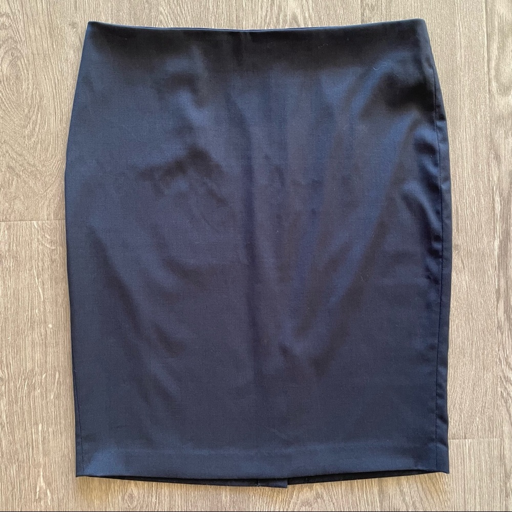 Sisley Navy Knee-length Work Skirt